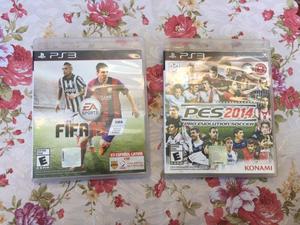 FIFA 15 y PES  para PS3 usados (en buenas condiciones)