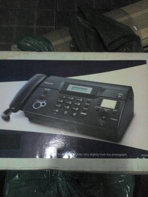 Telefono Fax Panasonic -color Negro-nuevo,sin Uso.