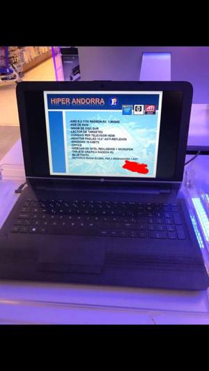 Vendo notebook hp 15 pulgadas Nueva sin uso!! No permuto