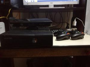 Xbox 360 + Kinect. Casi Sin Uso Y Flasheada.