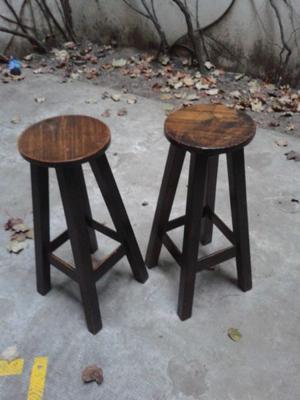Banqueta alta madera