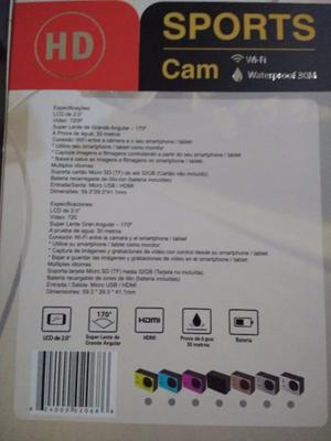 Camara Accion Sumergible 30mts HD720 accesorios envios