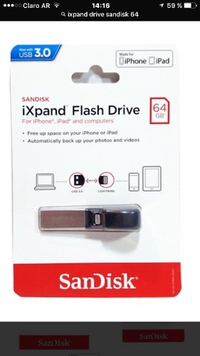 Ixpand Drive Sandisk 64gb