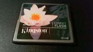 Memoria Compact Flash Kingston - 2 Gb - Cámaras - Teclados