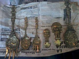 cucharas antiguas de decoracion