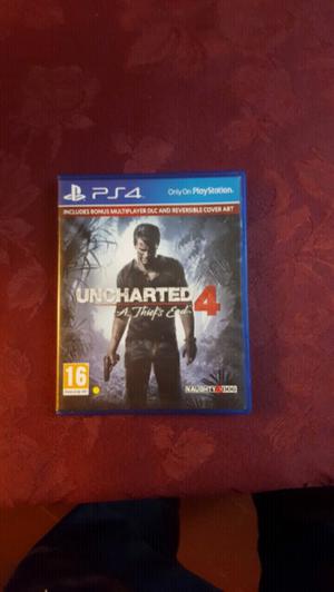 Vendo Uncharted 4 A Thief's End PS4 impecable