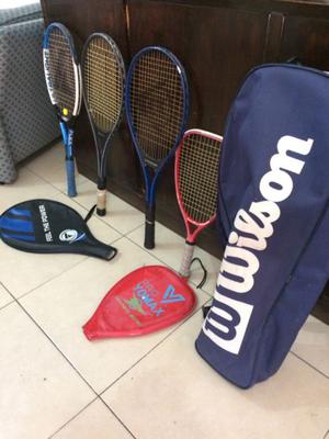 Vendo raquetas + bolso