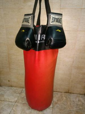 Guantes y bolsa de box