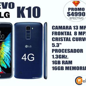 LG K 10 LIBRE, NUEVO EN CAJA 4G