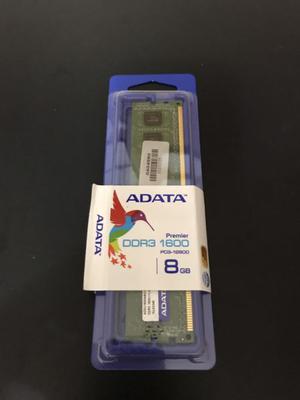 Memoria RAM Adata 8gb mhz DDR3 PC