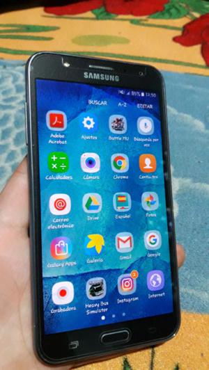 Vendo Samsung J7 Libre 4G Impecable cn funda y templado