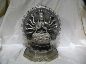 Figura Escultura Diosa China - Tibet Metal (consulte Stock)
