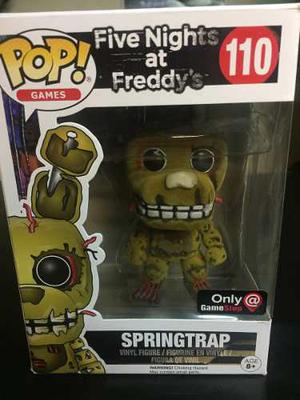 Funko Pop Five Nights At Freddy Springtrap 110 Exclusivo