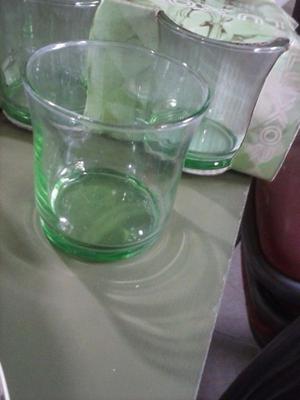 Juego de 6 Vasos de vidrio