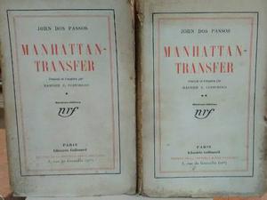 Manhattan-transfer. John Dos Passos. 2 Tomos.