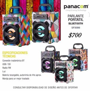 # Parlante PORTÁTIL PANACOM   $700. 