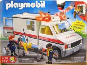 Playmobil Ambulancia De Rescate City Action 