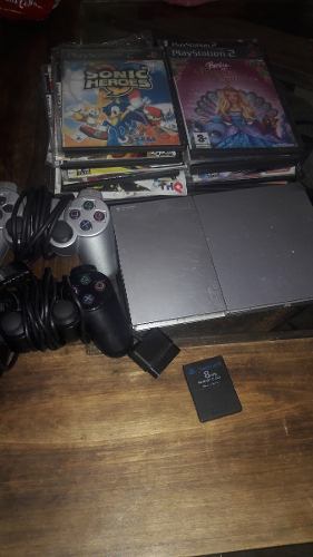 Playstation 2 Completa + Memory Card/ Juegos