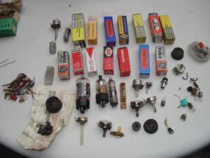 antiguas valvulas y componentes - diversas