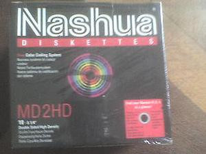 Diskettes 5 1/4 - Nashua - Md2hd - Doble Cara - Alta Dens