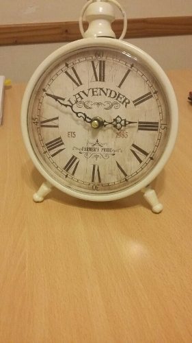Reloj De Pared O Pie Estilo Vintage - Apto Ambos Usos