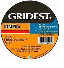 Disco de corte GRIDEST 230 x 1.6mm