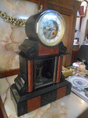 Antiguo Reloj Maquina Paris Japi Freres Med.d Honneur Marmol