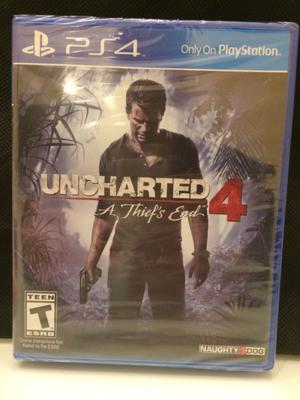 Juego PS4 uncharted 4