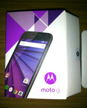 Motorola G3 BLANCO libre + Vidrio templado + funda rígida