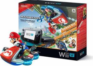 Nintendo Wii U De 32g Negra Deluxe Mario Kart 8 Nueva