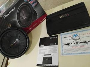 Potencia MB y Woofer Pioner