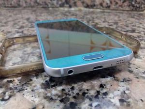 Samsung Galaxy S6 4g Lte Blue Topaz Impecable P/todas Cias.