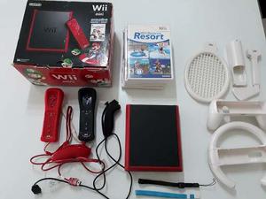 Wii Mini + 2 Wii Remote + 2 Nunchuk + Accesorios + Juegos