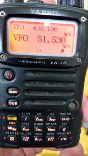 YAESU VX 7 R no icom, kenwood de 0.5 a 1ghz