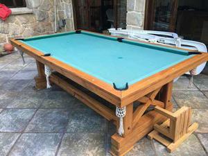 Mesa De Pool - Billar Madera Masiza