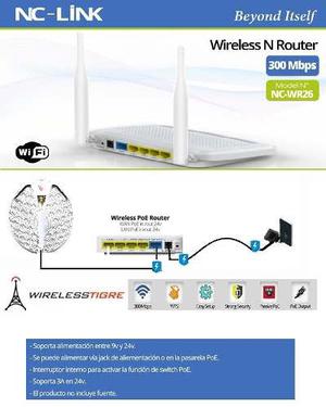 No Tp-link / Tenda Router Wifi Poe In/out 9v-24v Open-wrt