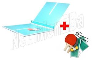 P R O M O -25% Tapa Ping Pong Plegable P/ Metegol Tejo + Set