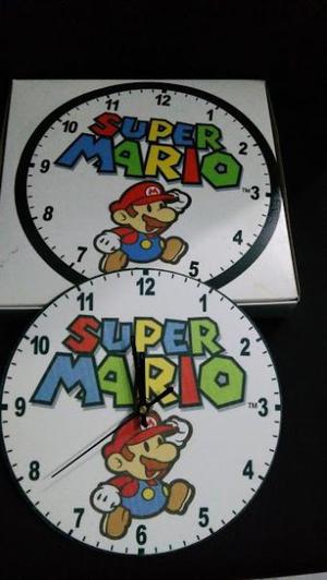 Reloj Pared o Mesa Video Juegos - Series Mario bros Dragon