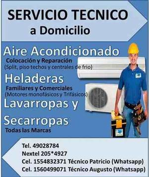 Service Heladeras, A /acondicionado, Lavarropas,secarropas