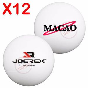 Set X12 Pelotitas Ping Pong Premium Tenis Mesa Macao Joerex