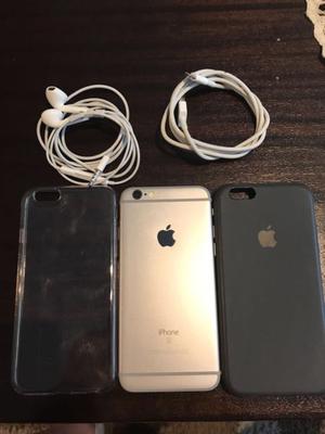 iPhone 6s 32gb con cargador y funda originales