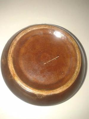 Cenicero ceramico CIRCULAR antiguo SIN USO