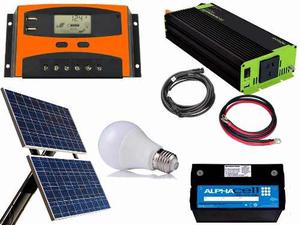 Kit Energia Solar 500 Watts 3 Lamparas Led Ampliable  W