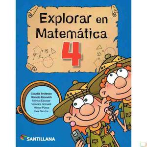 Explorar En Matematica 4 - Santillana