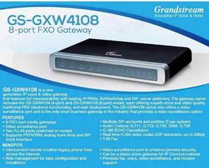 Gateway 8 Fxo Grandstream Gxw