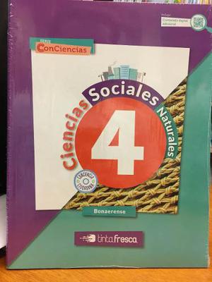 Sociales Y Naturales 4 - Bon. - Conciencias - Tinta Fresca