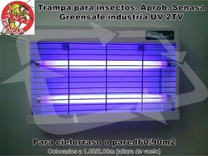 Trampa Anti Insectos Mata Moscas Mosquitos Con Luz