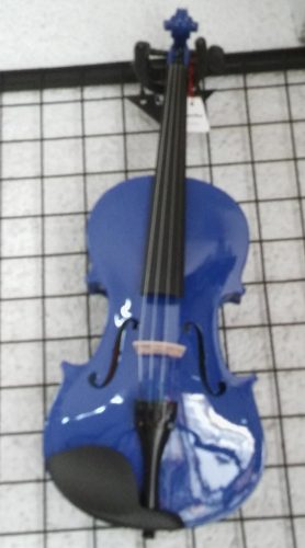 Violin De Colores 4/4 Con Estuche, Arco Y Resina - Azul