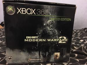 x-box 360 edición limitada call of duty warfare 2