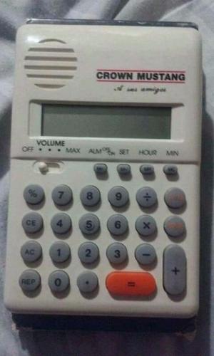 Calculadora Crown Mustang Habla Y Alarma